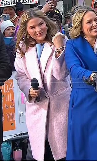 Jenna's pink coat on Today