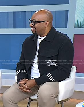 Kwame Alexander's black jacket on Today