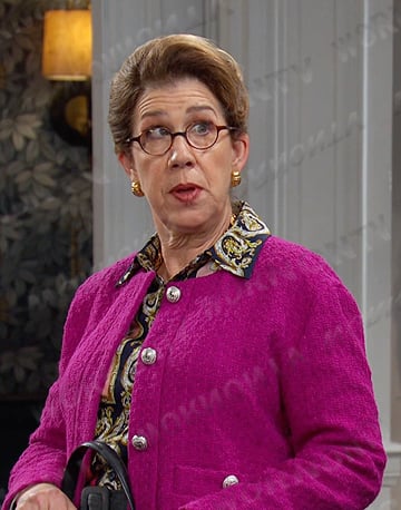 Rita's purple jacket on Days of our Lives