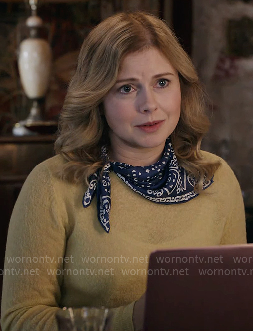 Sam's yellow sweater and bandana on Ghosts