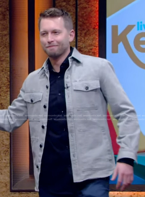 William Byron's jacket on Live with Kelly and Mark