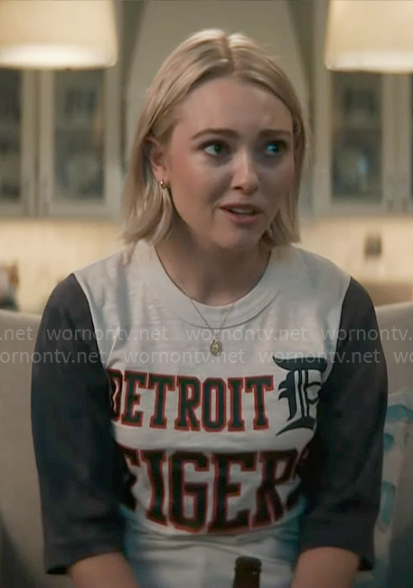 Alice's Detroid Tigers t-shirt on Grosse Pointe Garden Society