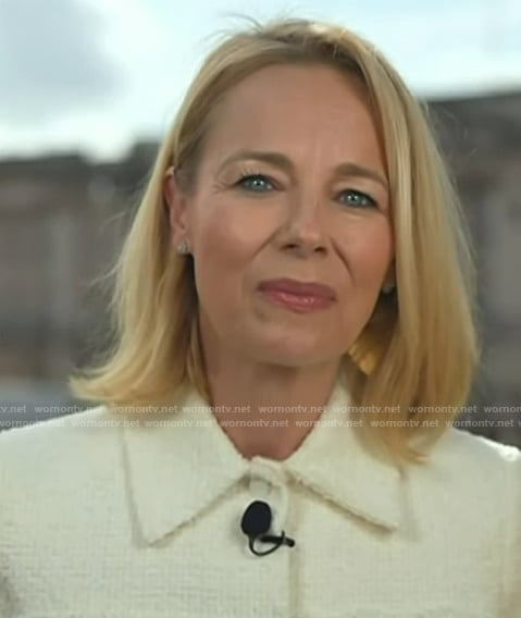 Daisy McAndrew's white tweed jacket on Today