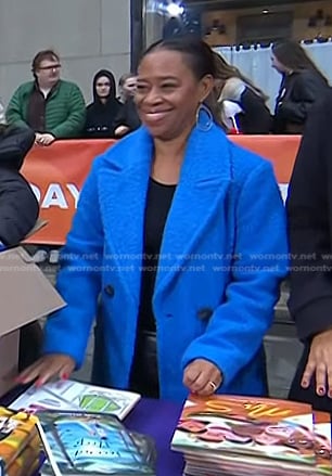 Diane Marie Brown's blue coat on Today
