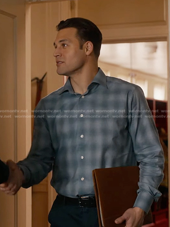 Eddie’s blue plaid shirt on 9-1-1