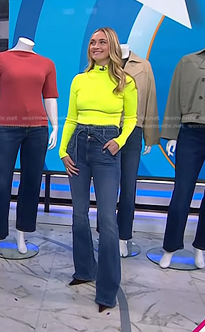 Jasmine Snow's tie waist jeans on Today