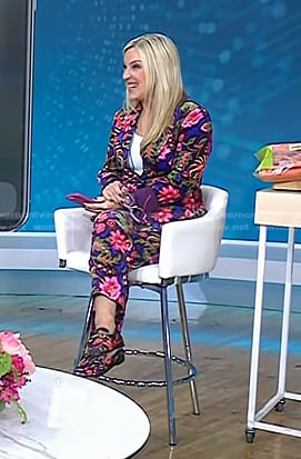 Jennifer Jolly's floral blazer and pants on Today