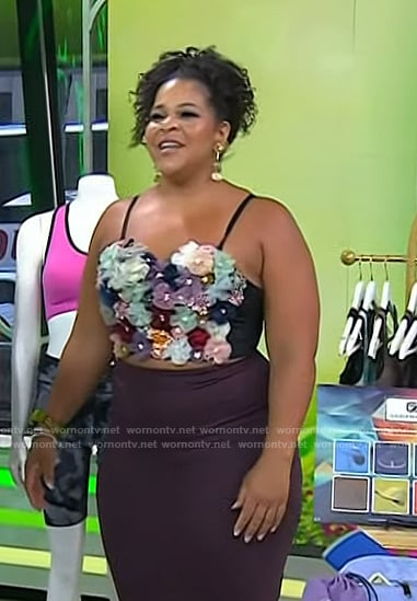 Lacee Green's floral applique top on Today
