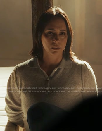 Maddie's grey polo sweater on 9-1-1