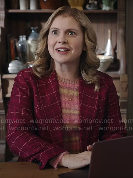 Sam's pink striped sweater on Ghosts