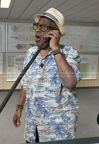 Al Roker's hawaiian shirt on Today