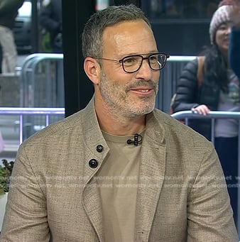 Andrew Weitz's taupe jacket on Today