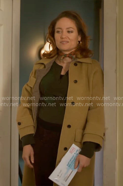 Angie's coat with pockets on Will Trent