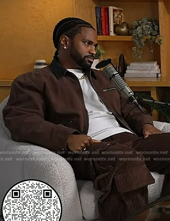 Big Sean's brown jacket on Today