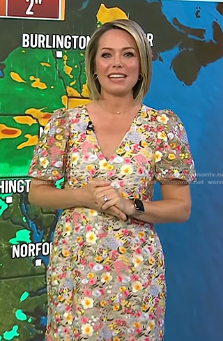 Dylan's floral embroidered dress on Today