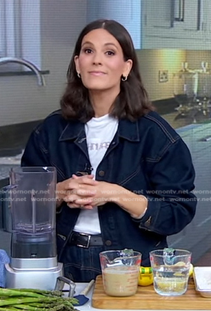 Eden Grinshpan's denim jacket on Good Morning America