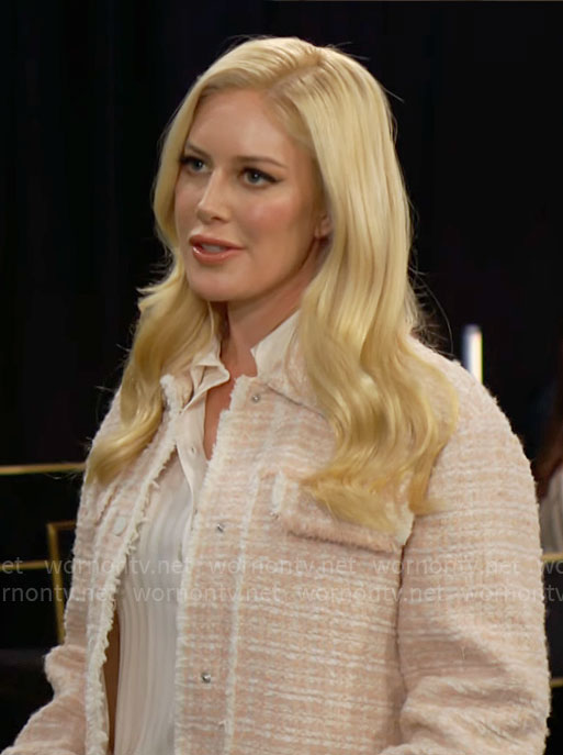 Heidi Montag's tweed jacket on The Bold and the Beautiful