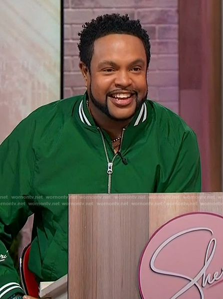 Jawn's green bomber jacket on Sherri