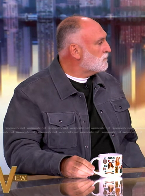 Jose's Andres's gray jacket on The View