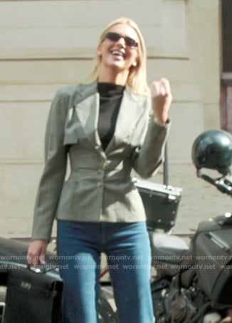 Kendall's gray blazer on The Kardashians