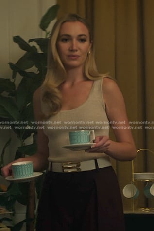 Lady Phoebe's white belt on You