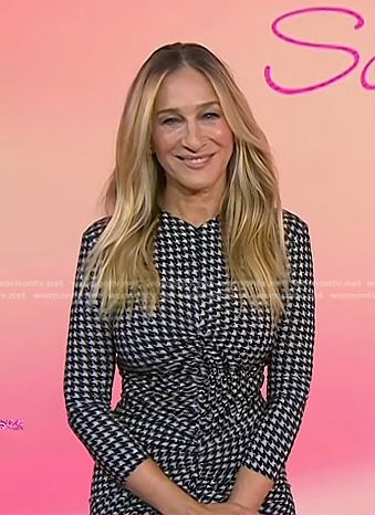 Sarah Jessica Parker's houndstooth dress on Today