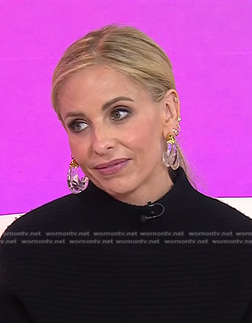 Sarah Michelle's glass earrings on Today