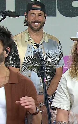 Scott Thomas's palm tree print shirt on Today