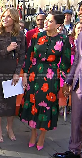 Suleika Jaouad's green floral dress on Today