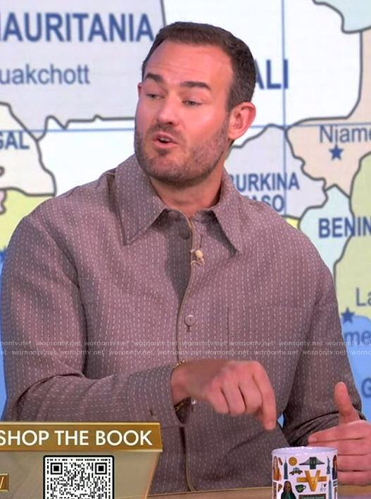 Brian Kelly's printed shirt on The View