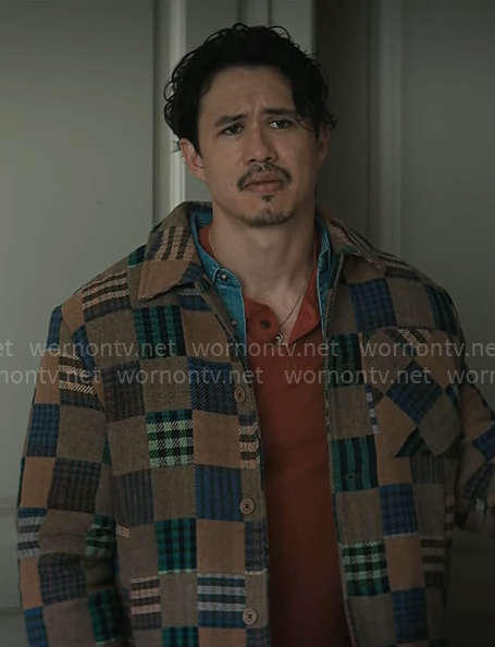 Doug's patchwork jacket on Grosse Pointe Garden Society
