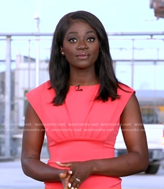 Faith Abubey's pink dress on Good Morning America
