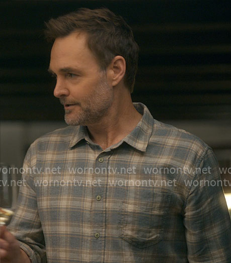 Jack's grey plaid shirt on The Four Seasons