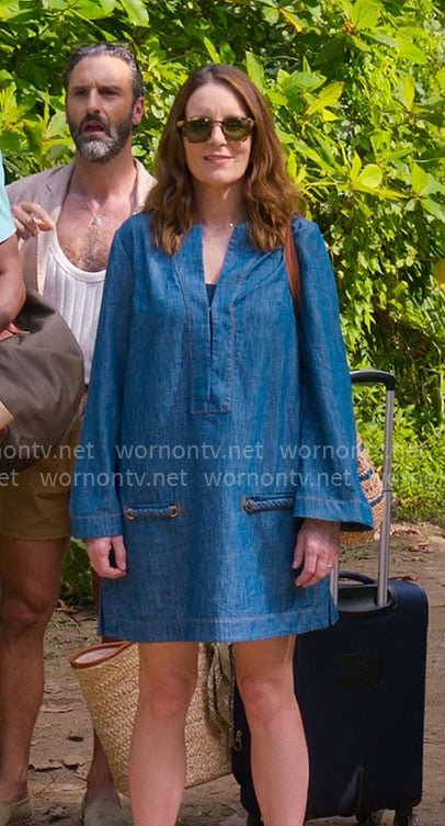 Kate's denim tunic dress on The Four Seasons