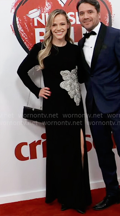 Lulu's black Nurses Ball gown on General Hospital