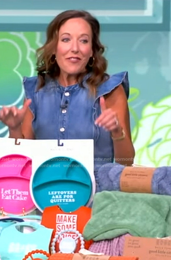 Tunno Buelow's denim dress on The View