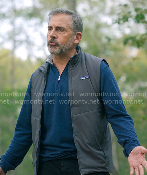 Nick's blue zip sweater and vest on The Four Seasons