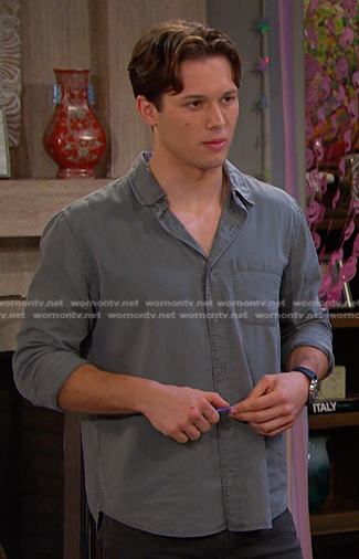 Tate's grey shirt on Days of our Lives