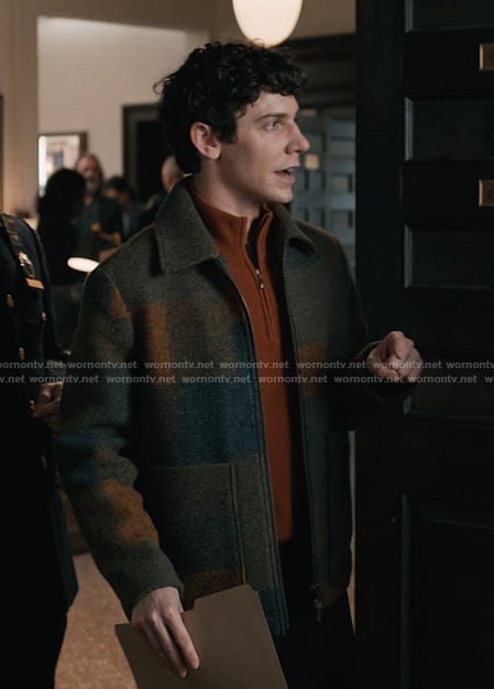 Teddy's check jacket on Elsbeth