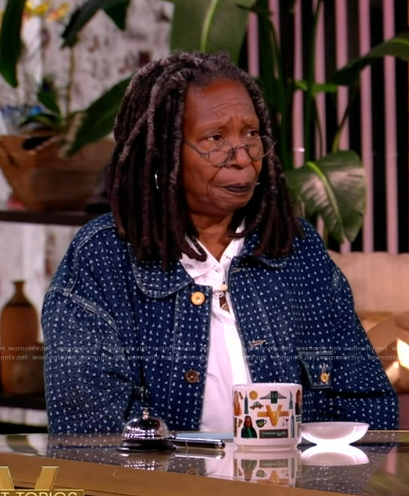 Whoopi's denim jacket on The View