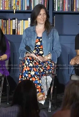 Alison Espach's floral dress on Today