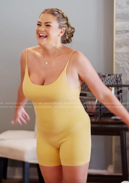 Brittany's yellow romper on The Valley
