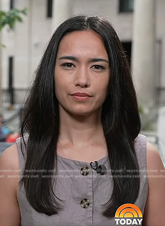 Emilie's grey vest on Today