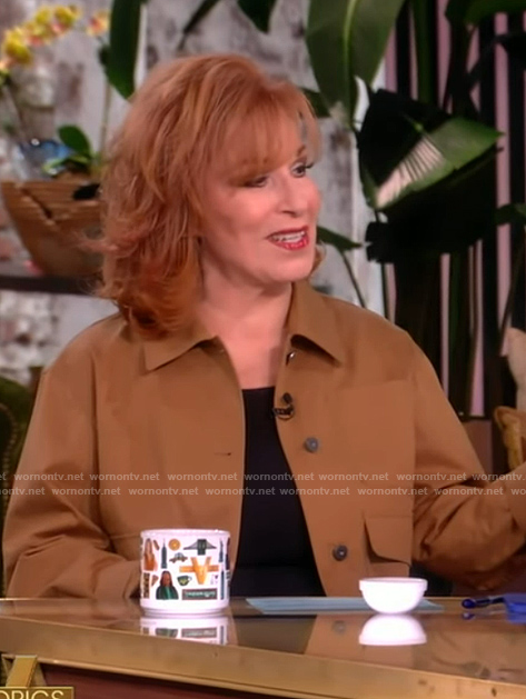 Joy's khaki cargo jacket on The View