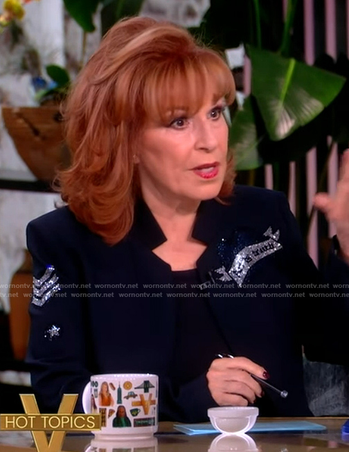Joy's embellished blazer on The View