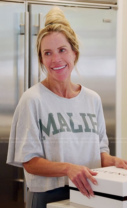 Jennifer's Malibu print sweatshirt on The Real Housewives of Orange County