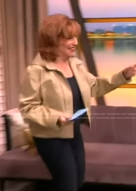 Joy's khaki jacket on The View