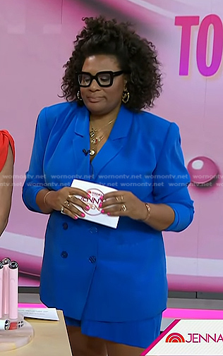 Julie Wilson's blue blazer on Today
