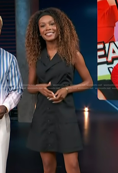 Zuri's blazer dress on Access Hollywood