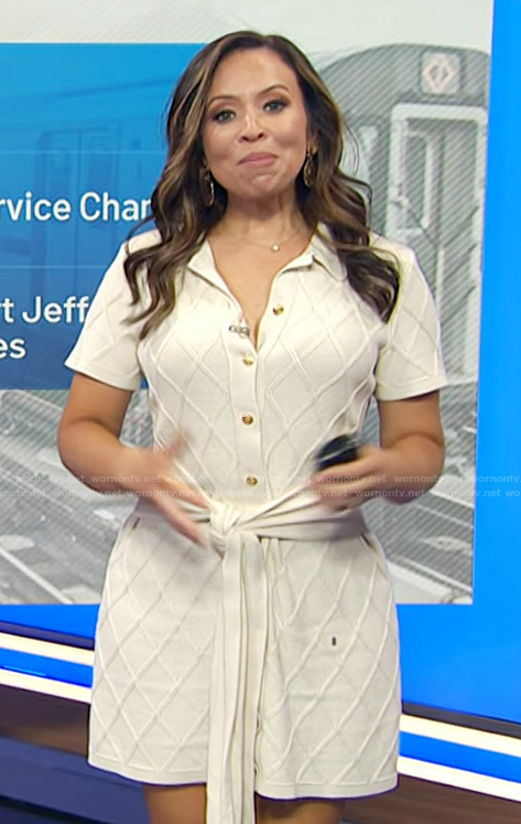 Adelle's tie front knit dress Dress on Today